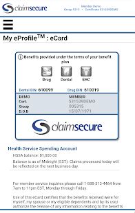 claimsecure my account